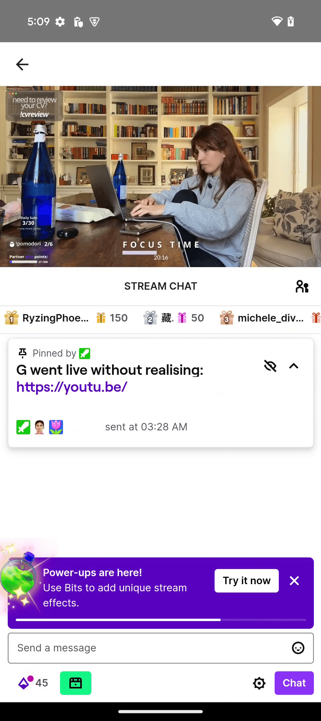 Screenshot Twitch Player